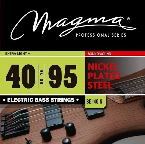 Imagen 3 de 3 de Encordado Bajo Electrico Magma Be140n 4 Cuerdas 040-095