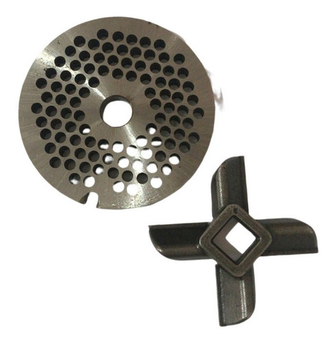 Conjunto 1 Cruzeta+1 Disco 5mm Boca 22 Para Máquina De Moer