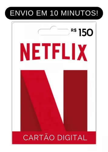 Netflix – Cartão Pré Pago R$ 150 – WOW Games