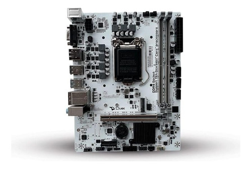 Placa Mãe Duex Dx H510 Pro Lga 1200 Matx Ddr4 Cor Branco