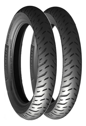 Pneu 60 100 17 + 80 100 14 Michelin Pilot Street 2