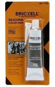 Silicona Sellante Gris 55.3g Brickell Mayor Y Detal 