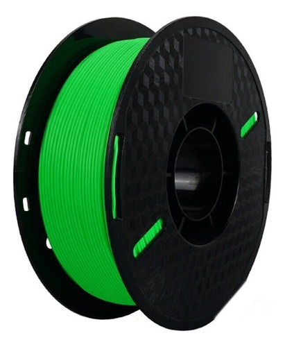 Rollo De Filamento Petg Para Impresora 3d 1kg 1.75mm, Verde