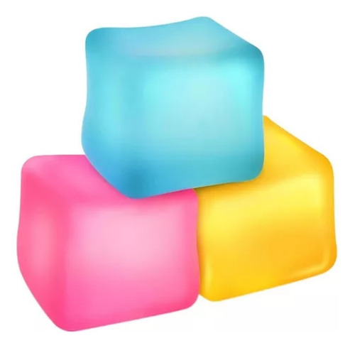 Para Para 2024 3 Piezas Nee Doh Cube, Juguete Antiestrés