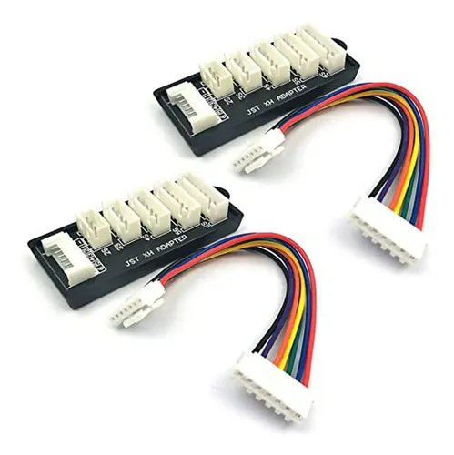 Placa De Expansión Y Cable Para Cargador De Equilibrio 2S-6S JST-XH – Compatible Con Baterías Lipo De RC, Incluye 2 Tarjetas Y 2 Cables