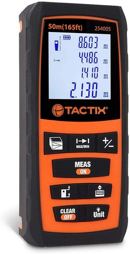 Medidor Distancia Con Laser  50 Mts Tactix 254005  Tayma