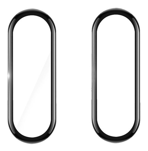 Mica X2 Lamina Protector 3d Reloj Xiaomi Mi Band 6 - 2unidad