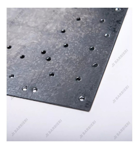 Imagen 4 de 8 de Cartela 200x200mm E1,29mm Perforada Barbieri Steel Frame