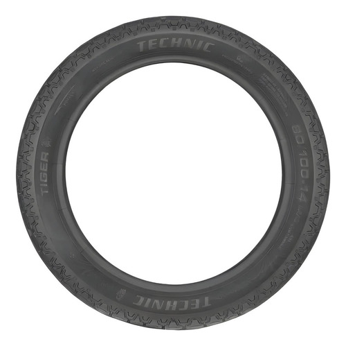Pneu 80/100-14 C/ Câmara Tras Technic Tiger Biz 125 Pop 100