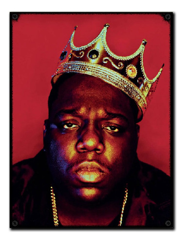 #240 - Cuadro Vintage 21 X 29 Cm / The Notorious B.i.g. Rap