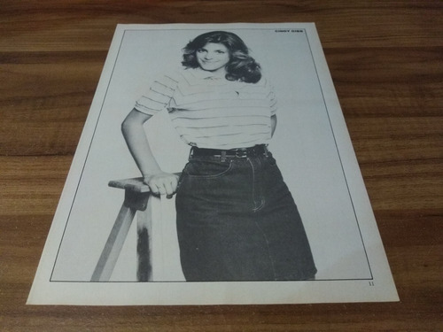 (mp734) Cindy Cynthia Gibb * Mini Poster Pinup 28 X 21 (Usado)