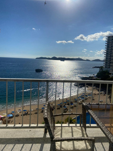 Departamento Sobre Playa En Acapulco Condominio La Torre De Acapulco R.a