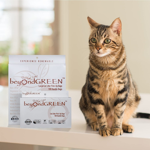 Beyondgreen Plant-based Cat Litter Poop Waste Pick-up Bags W