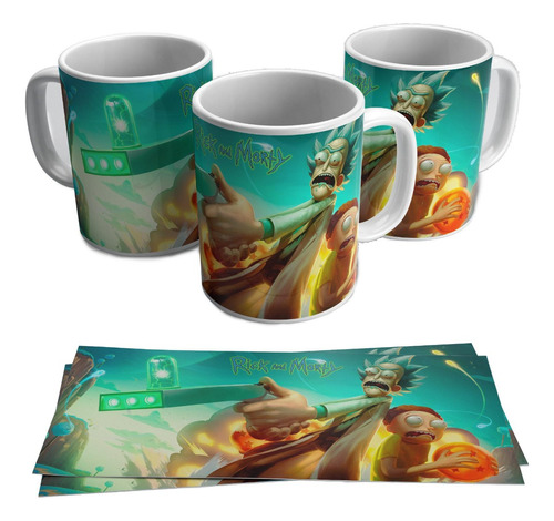 Taza Mágica 11 Oz / Rick & Morty , M05 (1 Pz)