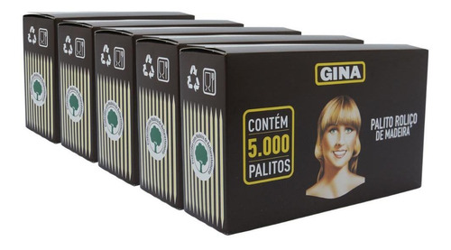 Palito De Dente De Madeira Gina Porções E Festas De 25000 Un