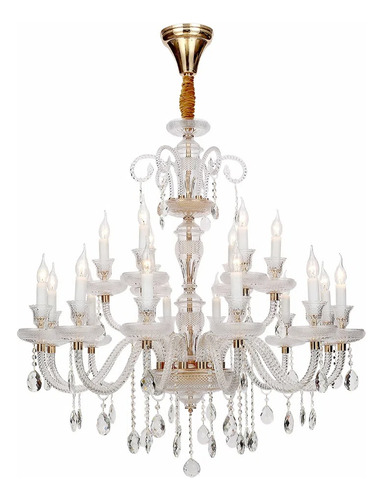 Lustre Elysee Bella Bk5318 40w Vela (d)98cm (a)88cm Ip20