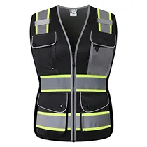 Comprar Chalecos De Seguridad Hataunki De Malla Negra Reflectante De