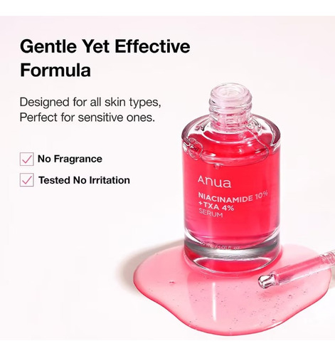 Anua Sérum Con Niacinamida 10% + Txa 4% 30ml