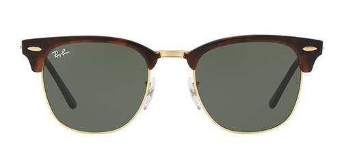 Ray-Ban Clubmaster Classic RB3016 - Green - Cristal - Clásica - Gloss tortoise - Acetato - Gloss tortoise - Acetato - Large (Incluye: Con lente polarizada)