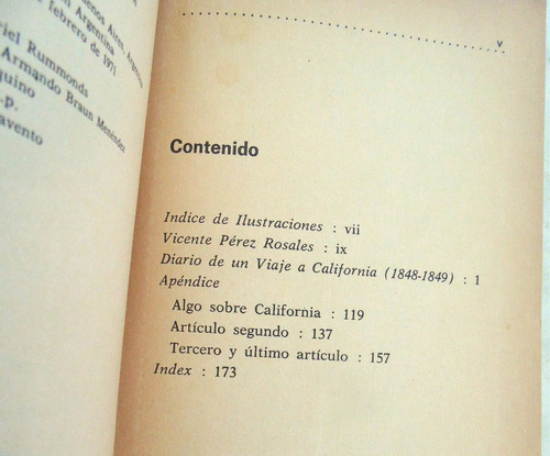 Diario De Un Viaje A California Perez Rosales F. De Aguire