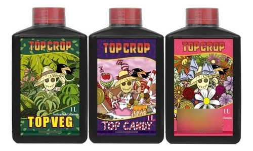 Mega Tripack 1litro - Top Crop (crecimiento Y Floración)