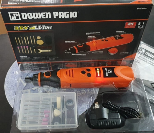 Minitorno De Mano A Batería Recargable 24 Acc Dowen Pagio