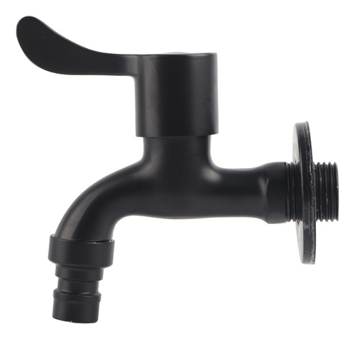 Grifo De Pared De Acero Inoxidable 304, Color Negro
