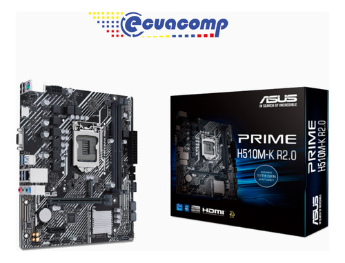 Mainboard Asus H510m-k/r2.0 S1200 10ma 11va M.2 Ddr4 Hdmi Dp