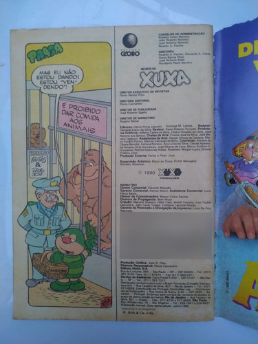 Revista Da Xuxa Nº 19 = Julho De 1990 = Aventura Com O Praga (Usado)