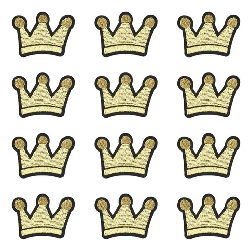 Jkjf Crown Bordery Patches Crown Iron On Patches King Queen