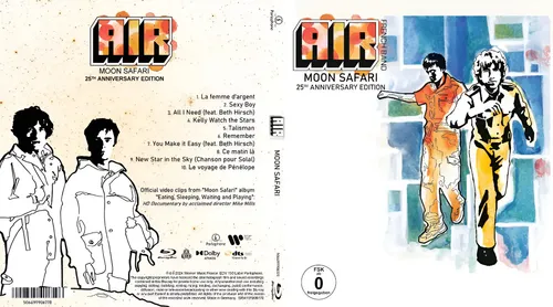 Blu Ray Audio Air - Moon Safari 25th Anniversary Autorado