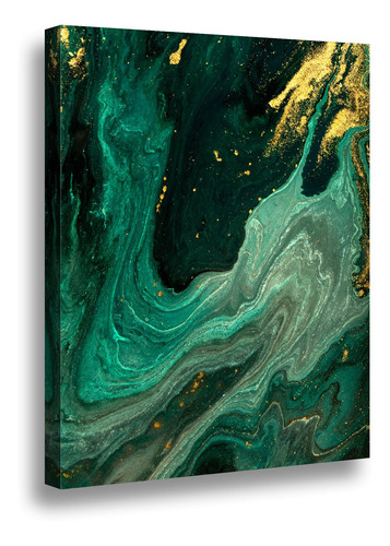 Canvas Marmol Verde Ii 70x50cms.
