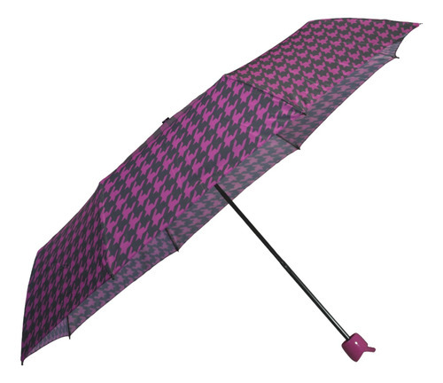 Guarda Chuva Sombrinha Metal Colori Fibra Vidro Resistente Cor Violeta-claro