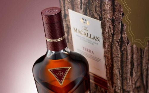 Imagen 4 de 9 de Whisky The Macallan Terra Single Malt 700ml En Estuche