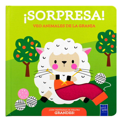 Libro ¡Sorpresa! Veo Animales de la Granja de Jo Dupre Bvba Editorial Yoyo Books Infantil Tapa Dura 2025