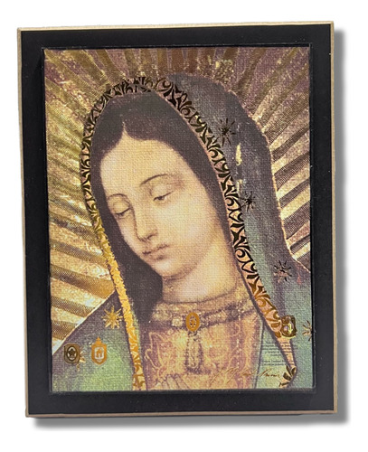 Cuadros De Virgen De Guadalupe Medio Busto 15cm 5 Piezas
