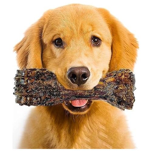 Liver Coated Dog Bones For Aggressive Chewers, Natural ...