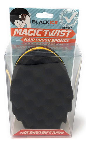 Esponja Para Cepillo De Pelo Black Ice Magic Twist Mtw002