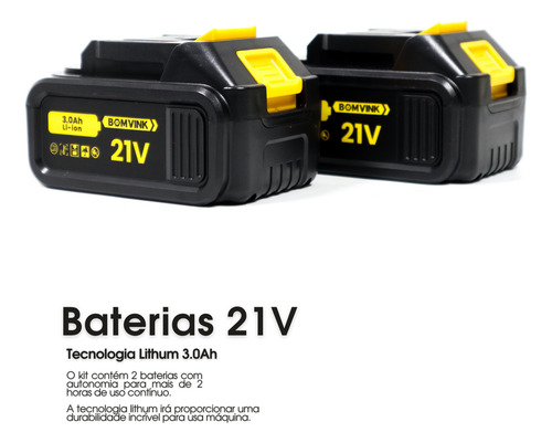 Serra Circular Sem Fio Recarregável Portátil 2 Baterias 21v