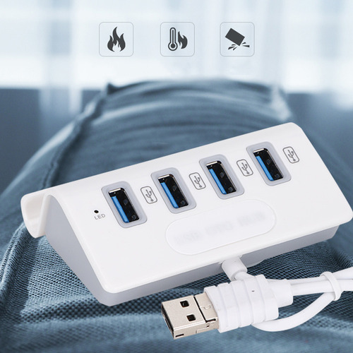 Adaptador De Hub Otg De Múltiples Interfaces Usb De 4 Puerto