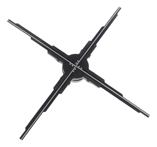 Ventilador Holográfico 3d De 50 Cm, 4 Aspas, 2000x510