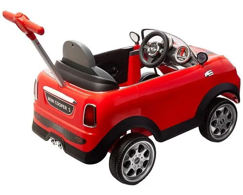 Montable Infantil De Empuje Mini Cooper Rojo Marca Prinsel
