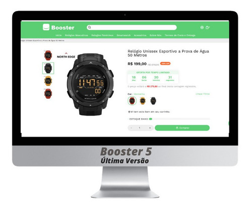 Imagem 1 de 1 de Tema Booster Shopify 5.1.4 Lançamento (última Versão)