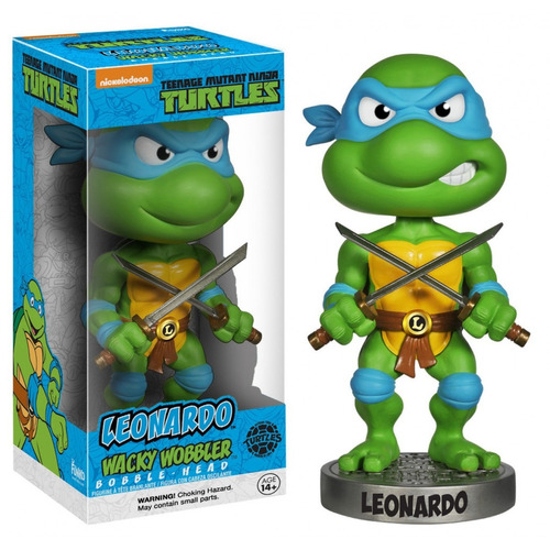 Leonardo - Las Tortugas Ninja - Funko Wacky Wobbler