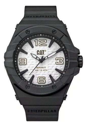 Reloj Cat Hombre Le.111.21.231 Policarbonato Color de la malla Negro Color del bisel Negro Color del fondo Blanco