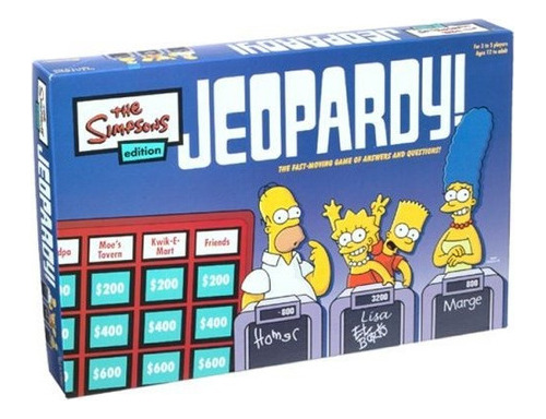 Jeopardy Game Simpsons Edition