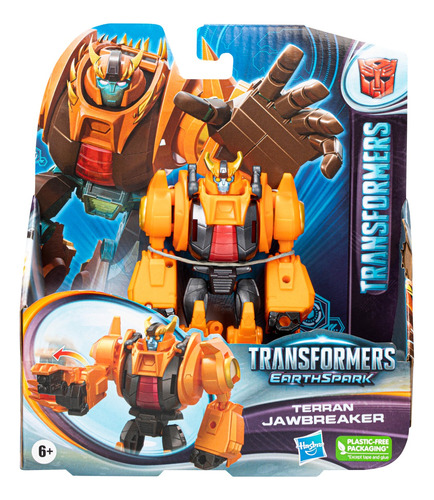 Transformers Earthspark Figura De 12 Cm Jawbreaker Hasbro