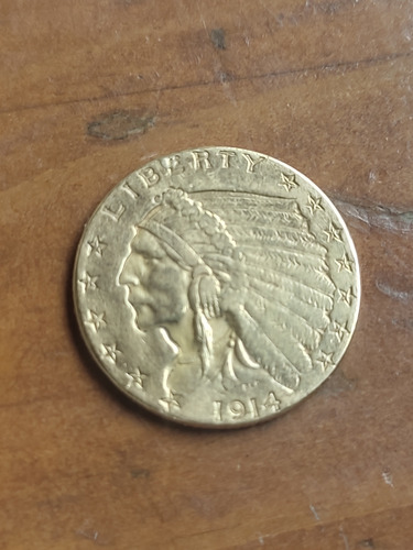 American Gold Coin Indian Head $2.5 Dollars