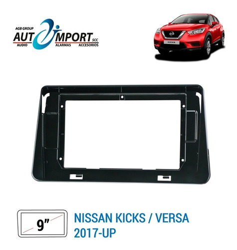 Adaptador De Radio 9 Pulgadas Nissan Kicks Versa 2017-up