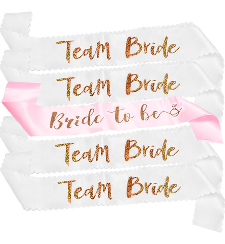 5 Bandas Bride To Be Team Bride Futura Novia Despedida E49